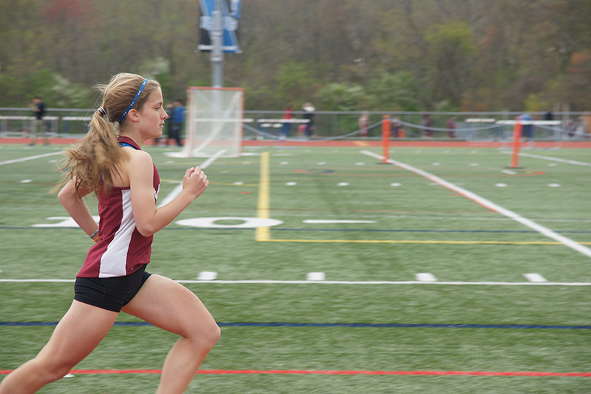 Millis freshman Bethany Steiner is already the fastest miler on her track team. Inspired by her Mom, older student role models and a fierce desire to beat her personal best, she’s bound to run far.