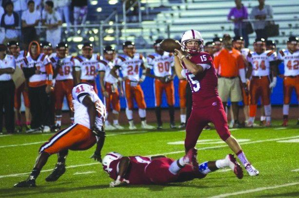 Christian D’Antonio is starting his third year as Natick High’s quarterback.