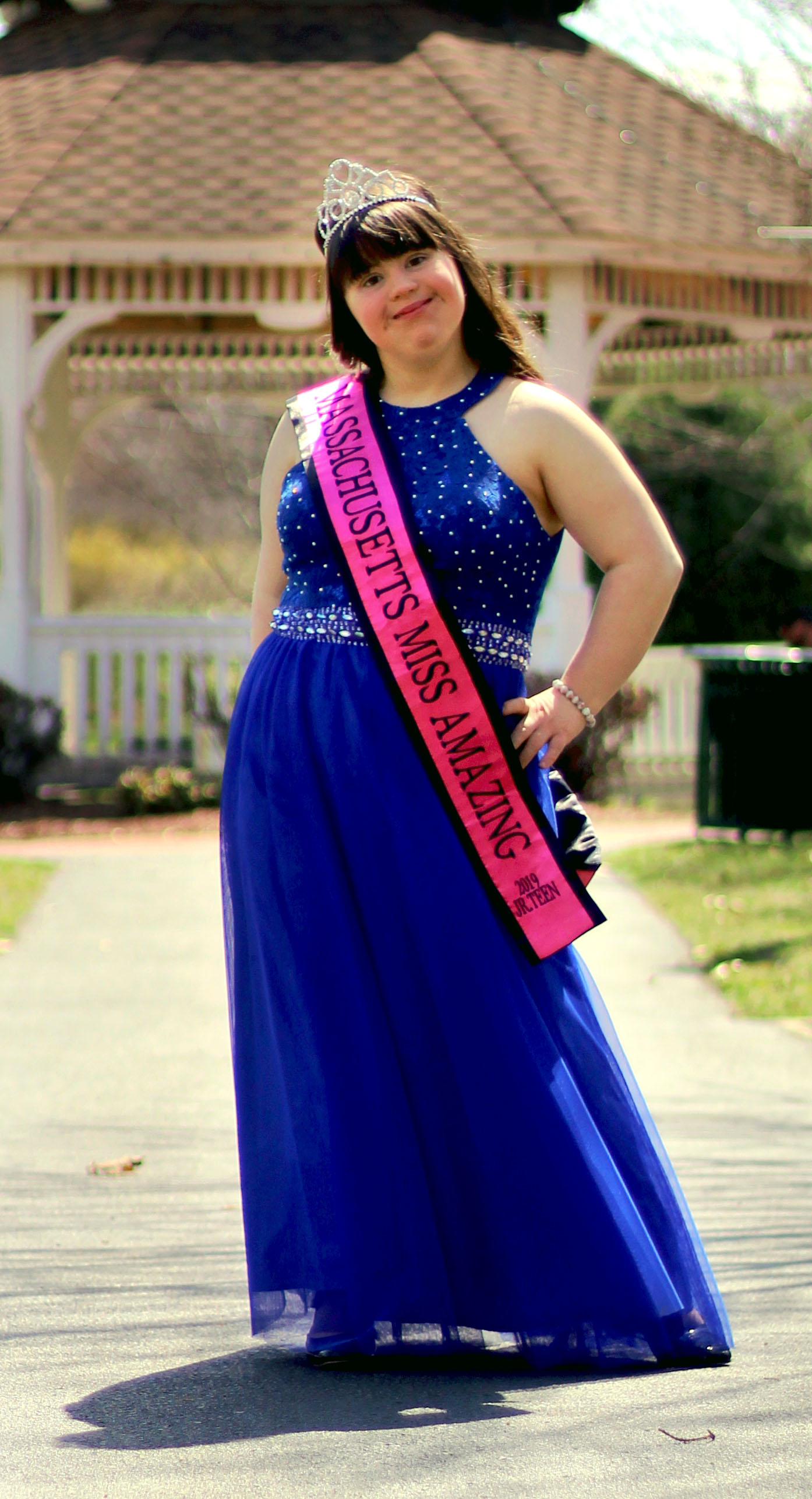 Shown is Massachusetts Miss Amazing 2019, Miss Sarah Louise Kerr, of Franklin. Contributed photo by Hannah MacLean