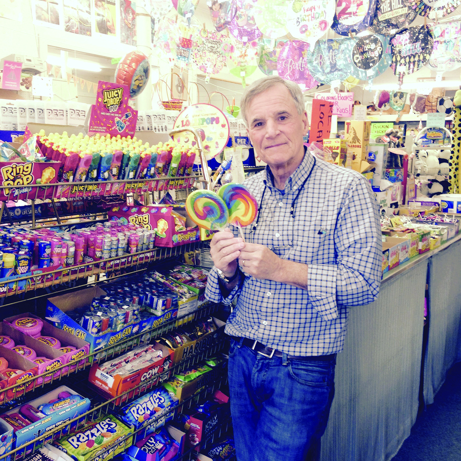 Willy Wonka might be coming to Holliston this month at the Robert Adams Middle School, but Holliston has a candy man of its own in John Paltrineri.