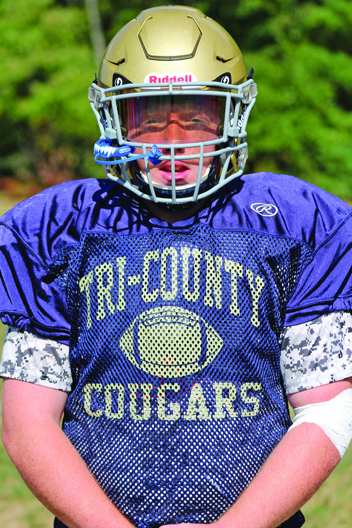 Senior Ian McSweeney took his football skills and ambition to Tri-County in his sophomore year, and he hasn’t looked back.