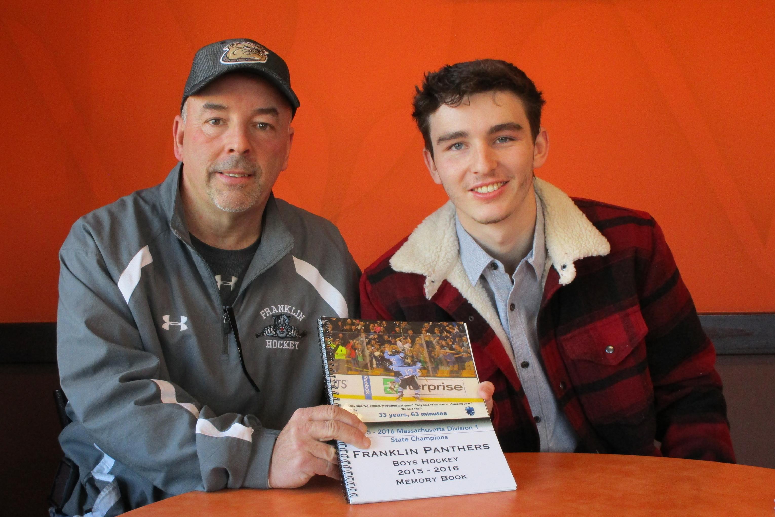 March marks a special time in the Assad family history of Franklin High Hockey, as father and son Ken (left) and Adam (right) Hassad reflect on their roles in their championship-achieving teams.