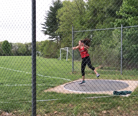 Holliston record-breaker Isabella Bergloff showed a lot of promise throwing discus and shotput as a sophomore. With two more years to improve, she’s sure to impress.