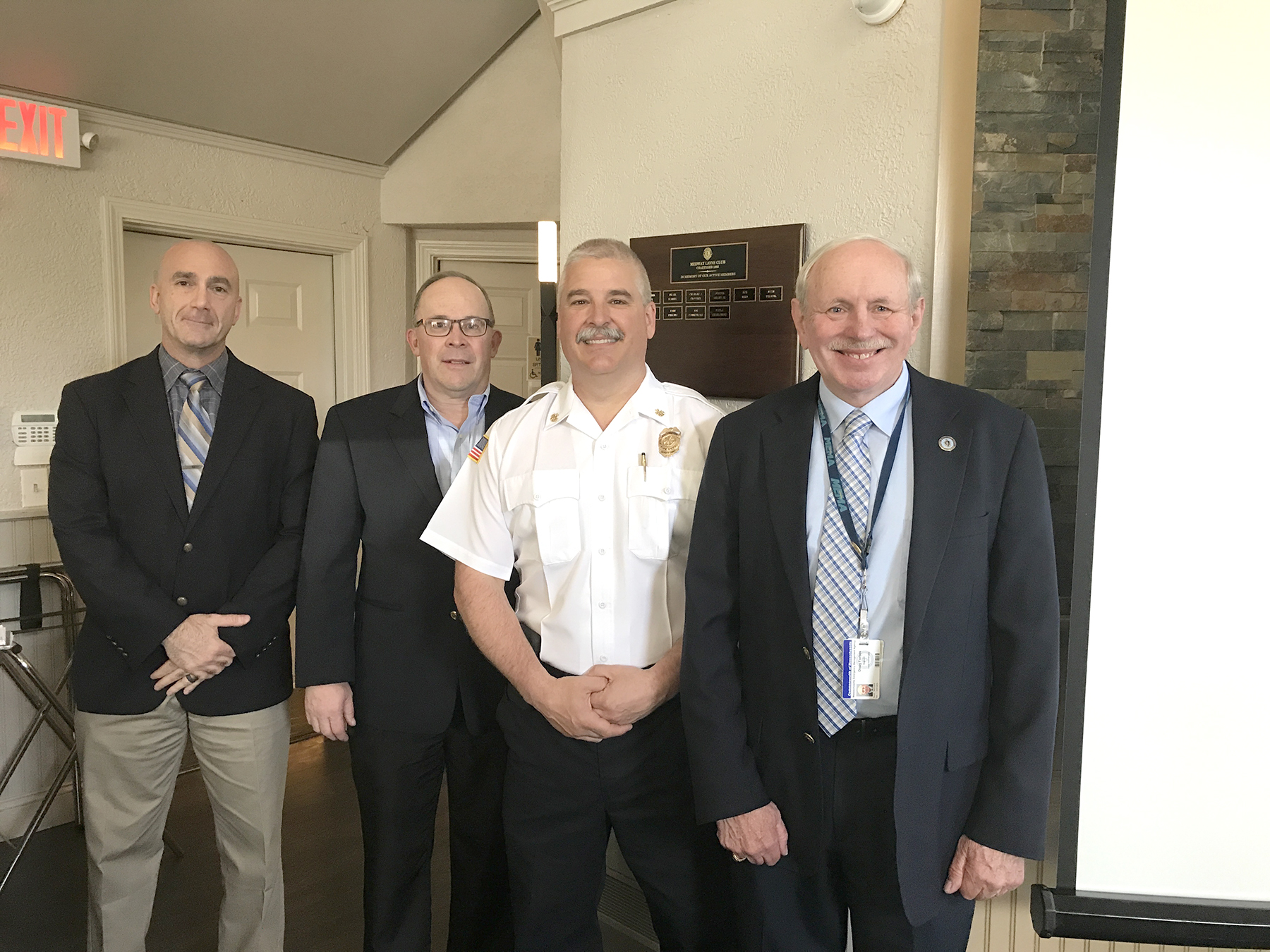 (2nd from left) Ed Nolan, Director of Emergency Management for Norfolk, with other participants.