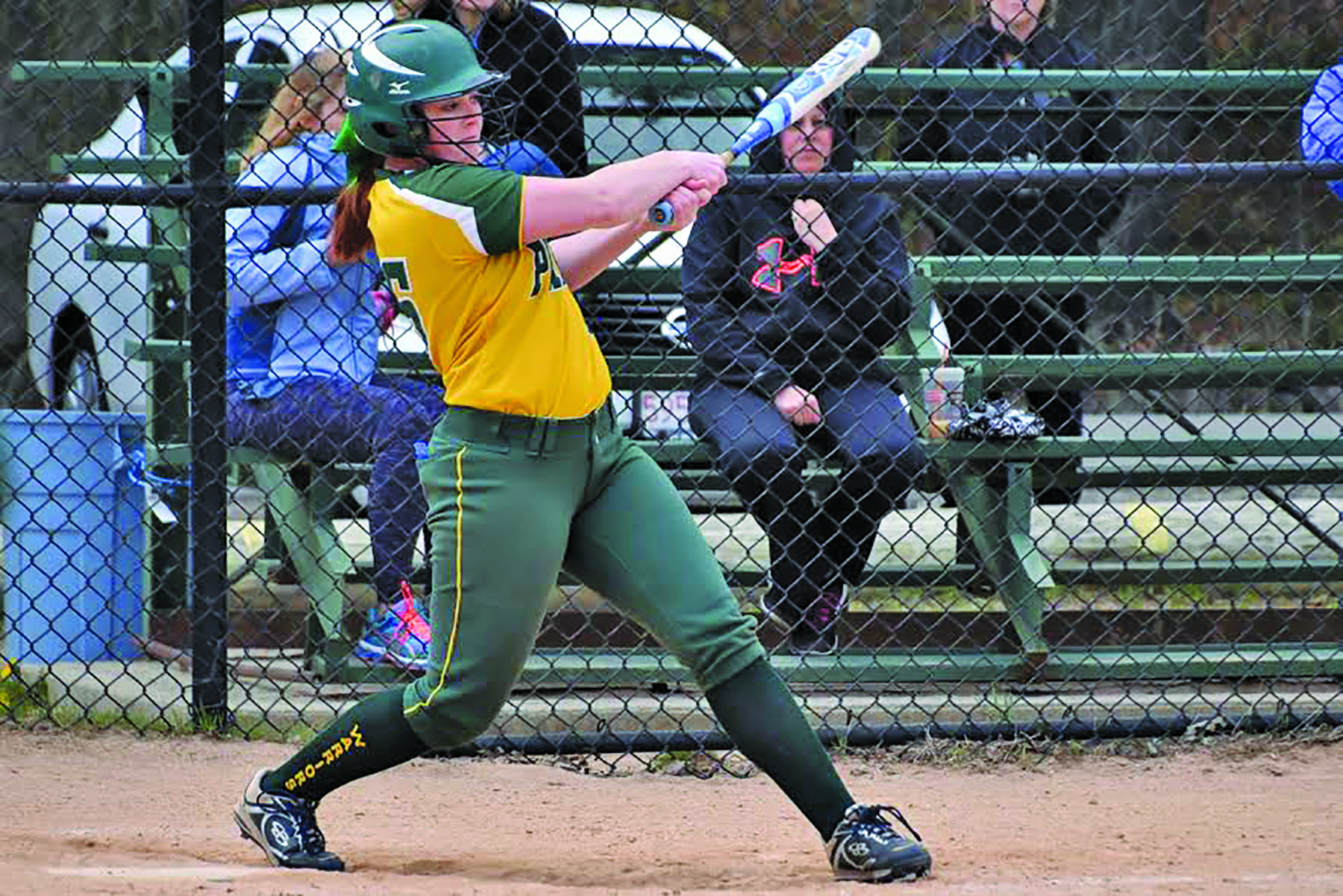 Jenn Hutnyan is a quality pitcher but she’s also one of King Philip’s top hitters. She clouted eight home runs and drove in 25 runs last year, good for a batting average of .368.