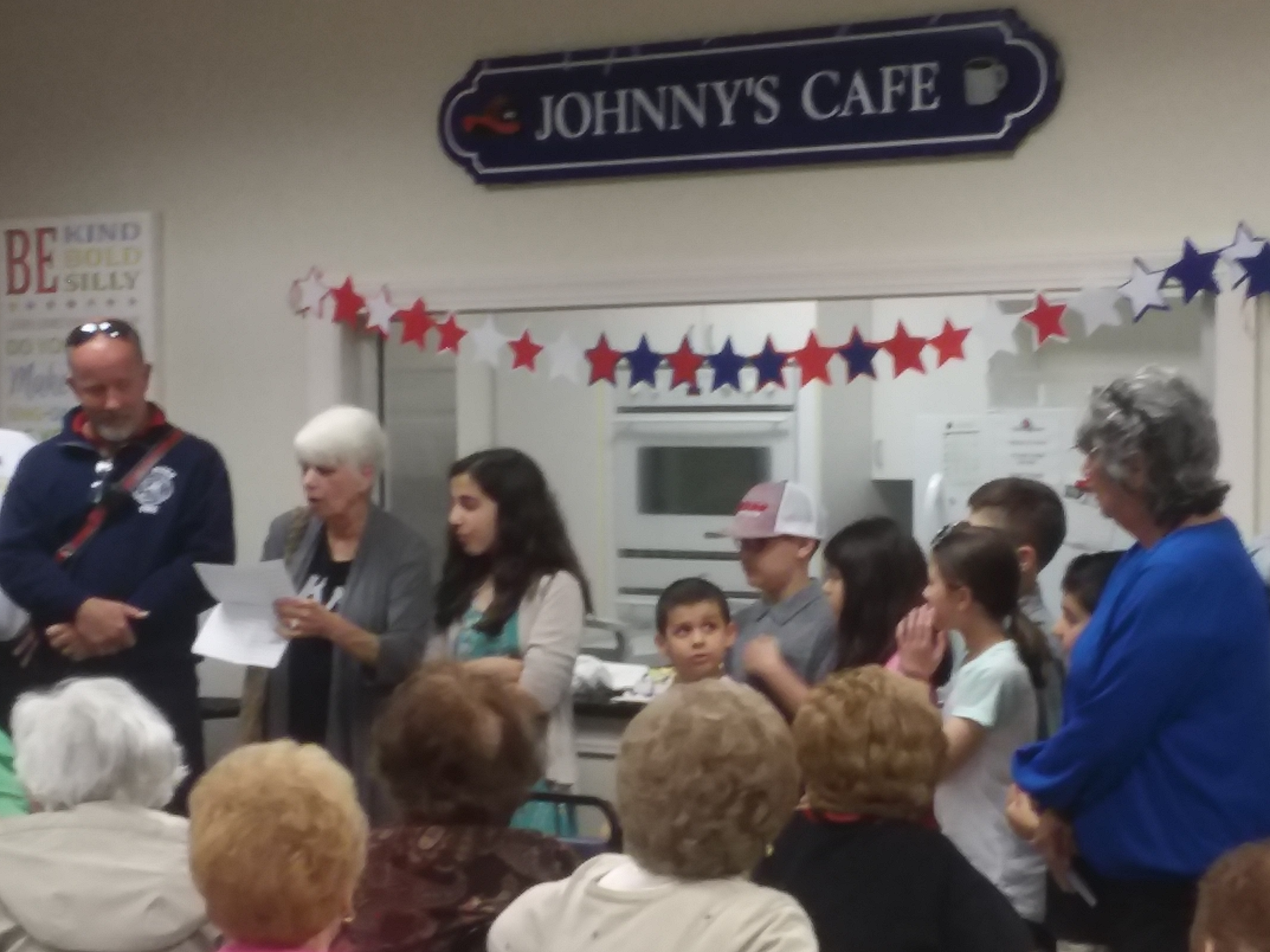 Daughters Jackie Saber and Carolyn Ferris, and their families convey their thanks to all that attended in honor of their father, grandfather, and great grandfather