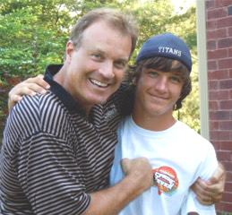 John Trautwein with his son Will. (Photo courtesy of Susie Trautwein)