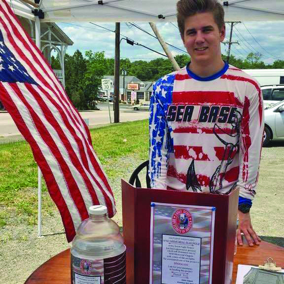 Boy Scout Kevin Duduch of Wrentham.