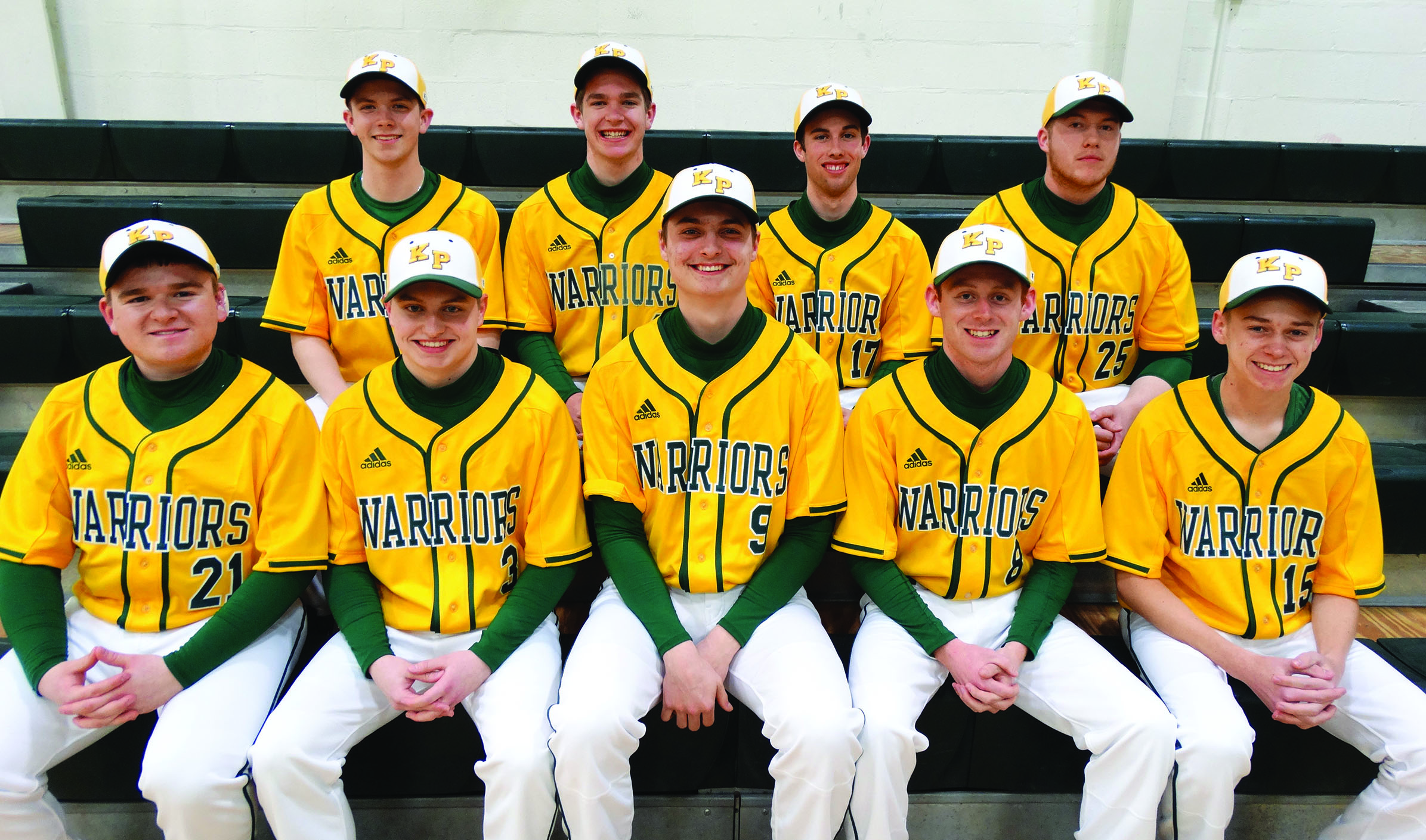 Seniors will play a key role in King Philip’s drive to win another Hockomock League championship. The group includes, front row, from left, Sean Ohlson, Chris Wing, Stephen Murray, Kyle Guenthner, and Brendan Wood. Back row, from left, Ryan Coulter, Will Weir, Rich Lucente, Sam Macrina.