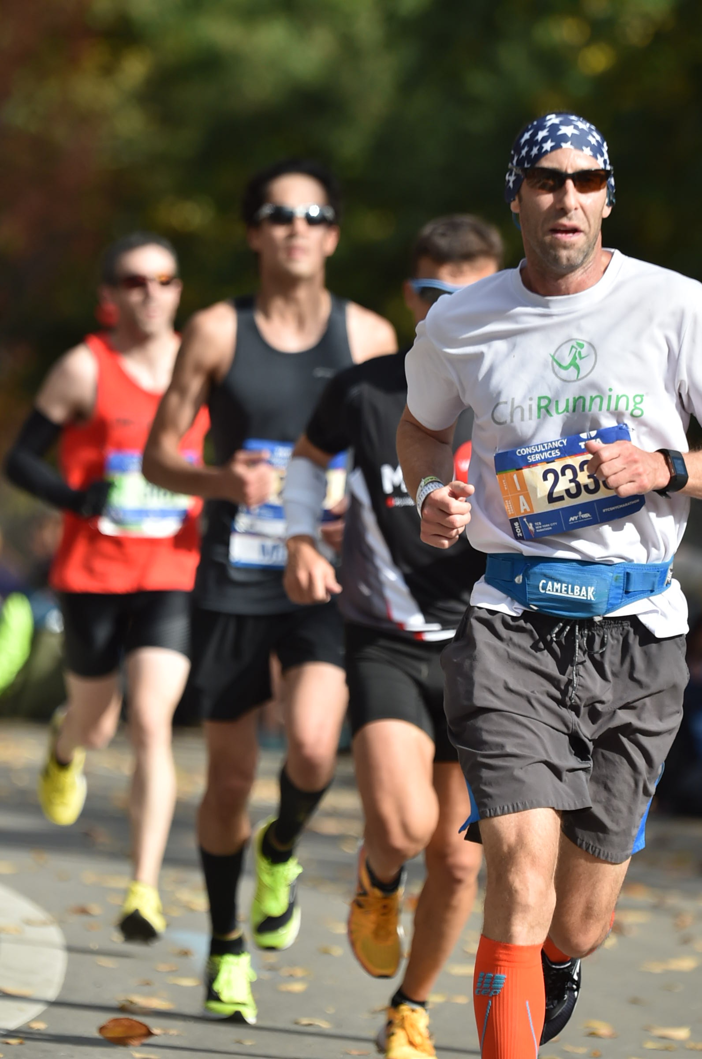 Waxman during the 2016 NYC Marathon, on his way to finish in the top 1% of the world’s largest marathon.