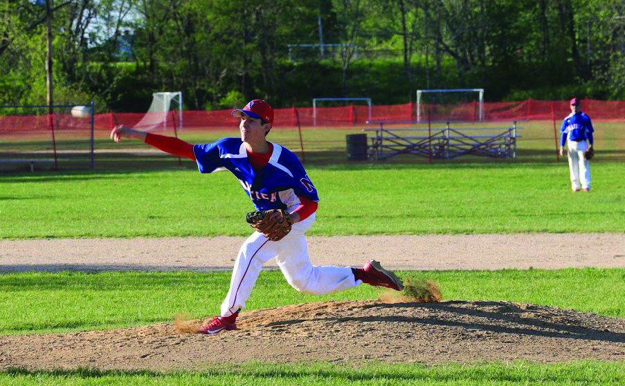 Sean Harney, who had an earned-run average of 2.50 last year, is one of Natick’s top pitchers. (Photo/supplied)