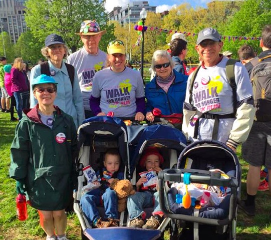 Pictured: last year’s Norwood Food Pantry Walk for Hunger Team included participants of many ages and raised $9,385 for our hungry neighbors