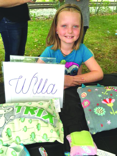 Willa and her friends look forward to selling their homemade items at ‘Kids Create Day’, Sept. 9. (Photo/courtesy of AFM)